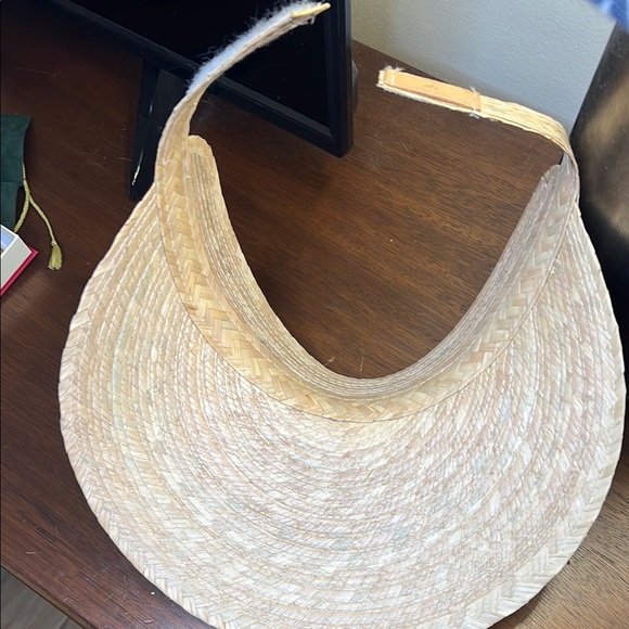 Nipomo Natural Straw Sun Visor - Picture 4 of 7